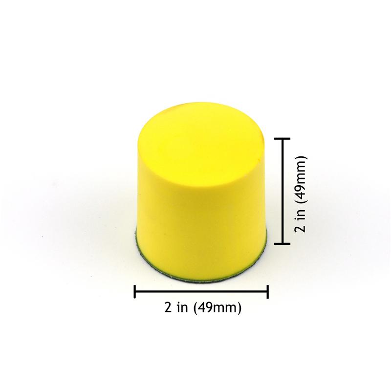 Sanding Disc Holder Sand paper Backing Polishing Pad Hand Grinding Block PU Foam Sanding Disc for Polishing Wood and Metal