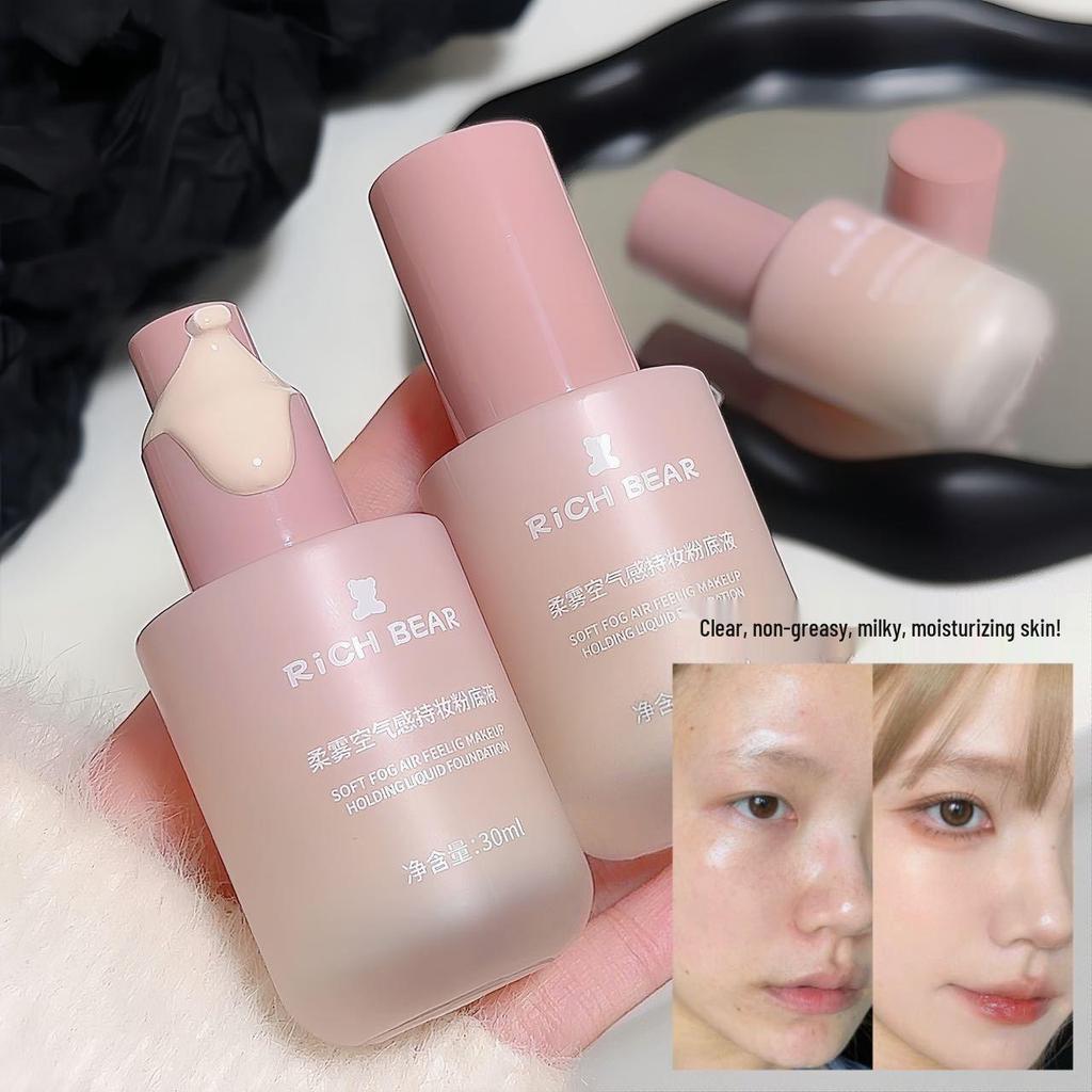 Rich Bear BB Cream: Moisturizing, Non-cakey, Long-lasting Foundation for Dry Skin with Good Coverage.