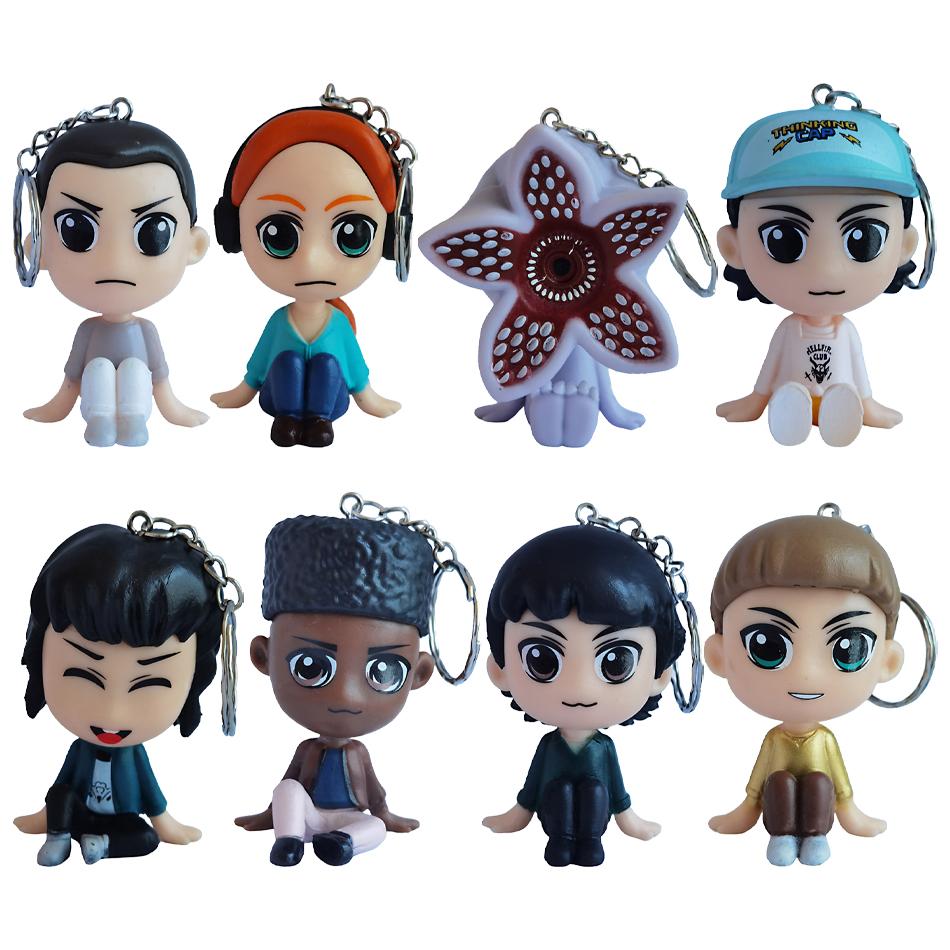 

8Pcs/Set Horror Figure Style Dolls Eleven Monster Carnivorous Plant Keychain Figurine Anime Collection Toys Birthday TV PVC Carry Mini Lightweight