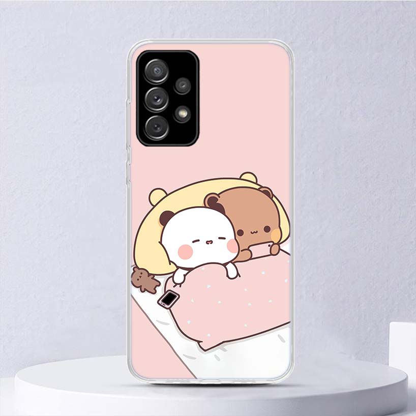 Bubu Dudu Cartoon Cute Soft Case For Samsung Galaxy A16 A15 A14 A13 A56 A55 A54 A53 Phone Cover A36 A35 A34 A33 A26 A25 A24 A23