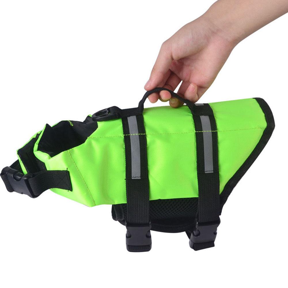 Ripstop Dog Life Jacket Safety Pet Flotation Life Vest Adjustable Reflective Puppy Lifesaver Swimsuit for Small Medium Large Dog