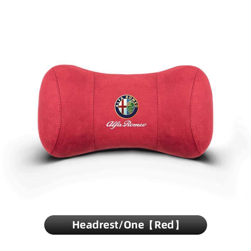 Oreiller de Protection de Cou pour Voiture Appui-tête Coton à Mémoire Support Lombaire Pour Alfa Romeo Giulietta Mito 159 Giulia Stelvio 156 147 Tonale
