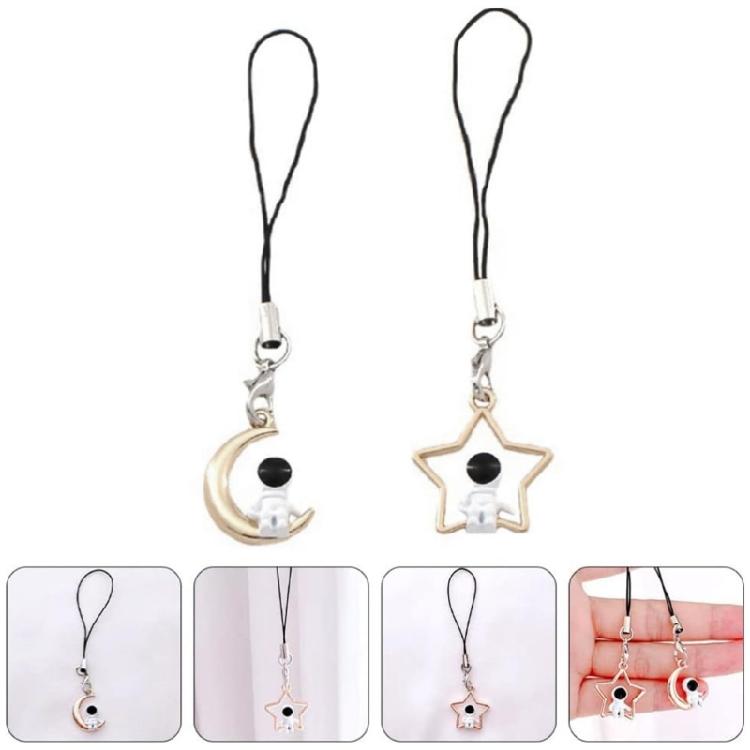 Astronaut Phone Charm Strap Handbags Charm Pendants Fruit Phone Lanyard Strap