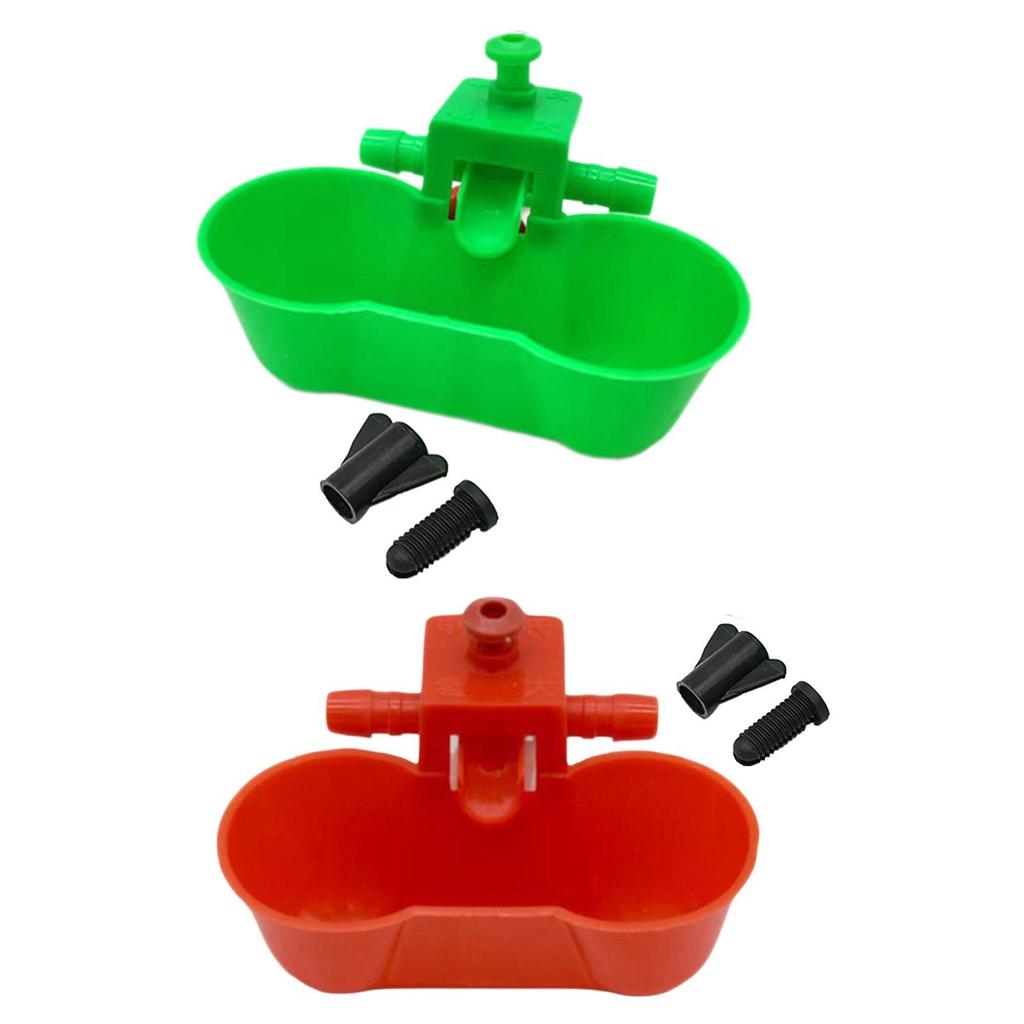 10Pcs Chicken Waterer Hanging Farm Tools Easy to Install Small Size Water Cups for Quail Chicks Poultry Supplies Backyard Goose