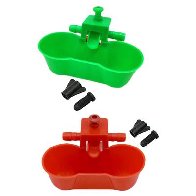 10 Unidades Bebedero para Pollos Colgante Herramientas de Granja Fácil de Instalar Tamaño Pequeño Tazas de Agua para Polluelos de Codorniz Suministros para Aves de Corral Ganso de Patio Trasero