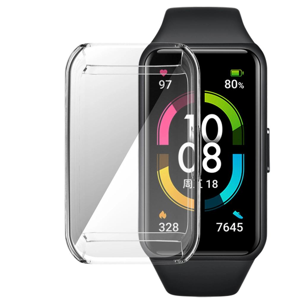 Plné ochranné pouzdro pro Huawei band 6 SmartWatch Pouzdra Kryt Šasi TPU Pro Huawei Honor Band 6 Chránič obrazovky Příslušenství