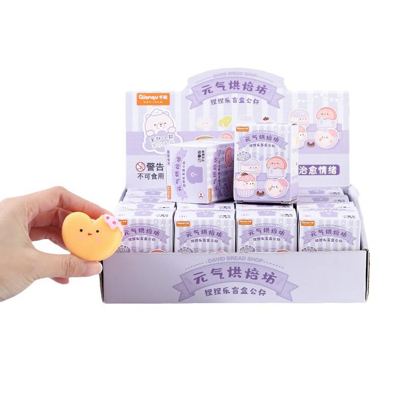 1Pcs Funny Fidget Miniature Toys For Adults Or Children Mochi Decompressio Bake Mini Toys Squeeze Soft Sticky Stress Relief