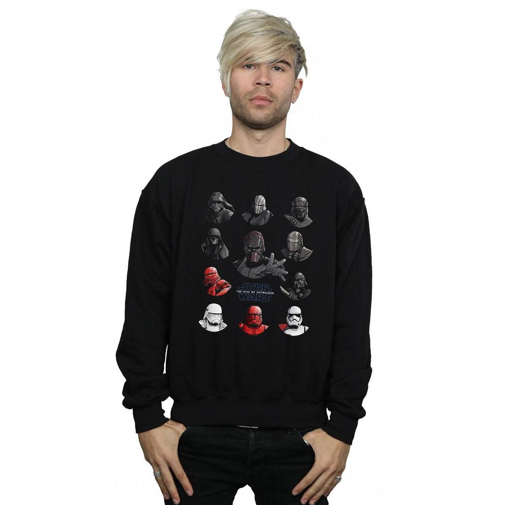 Star Wars: The Rise of Skywalker Mens First Order Character Line Up Sweatshirt