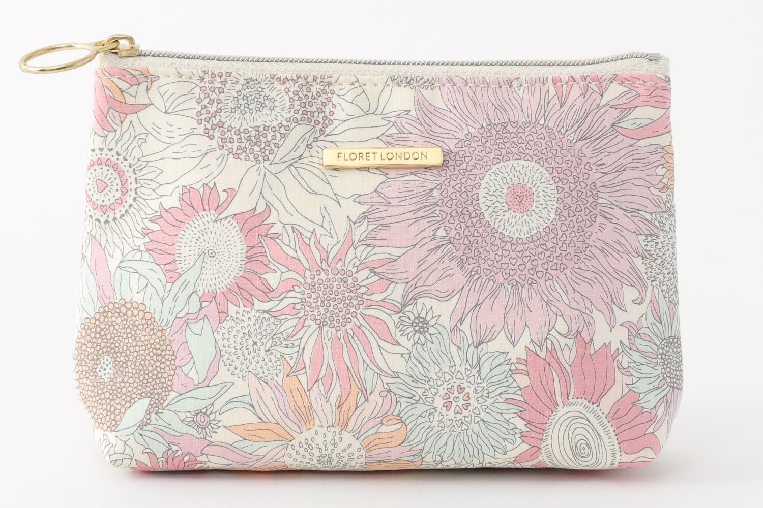 

DDintex FLORET LONDON BASIC Pouch, Small Susanna, Pink, 15 x 10.5 x 4.5cm [Liberty Print]