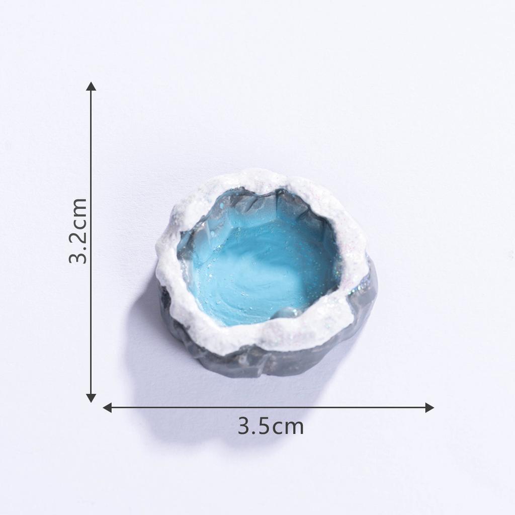 Creative Simulation Pool Figurine Ponds Model Resin Craft Moss Micro Gardening Landscape DIY Decorative Accessories