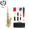 M MBAT Tenor Saxophone Professional Bb Sax Brass Body Electrophoresis Gold Woodwind Instrument with Sax Full Set of Accessories