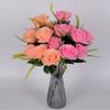 12 Köpfe Valentinstag Blumen Mini Natürliche Simulierte Rose Heimdekoration