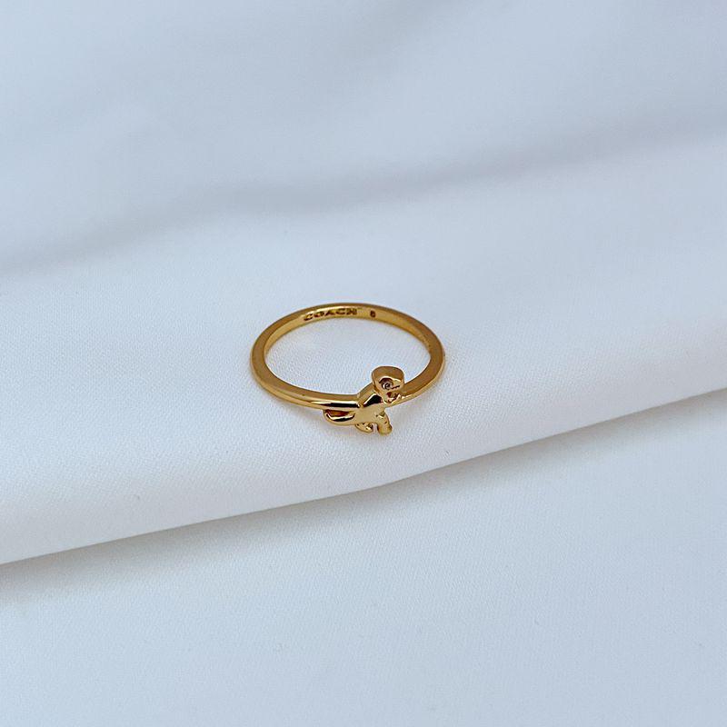 

Минималистичное роскошное металлическое кольцо с динозавром Size 7