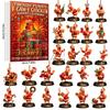 Christmas Advent Calendar Blind Box Animal Pet Series Acrylic Pendant Christmas Tree Decor Surprise Gift 12 Pack