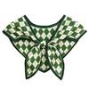 Perfect Match Decorative Shawl Fake Collar For Women, Fashion Knotted Triangle Scarf Summer Shoulder Cape, Detachable Shirt False Collar