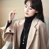2021 Autumn And Winter Simple Jewelry Long Necklace Female Douyin Same Decorative Geometric Pearl Sweater Chain