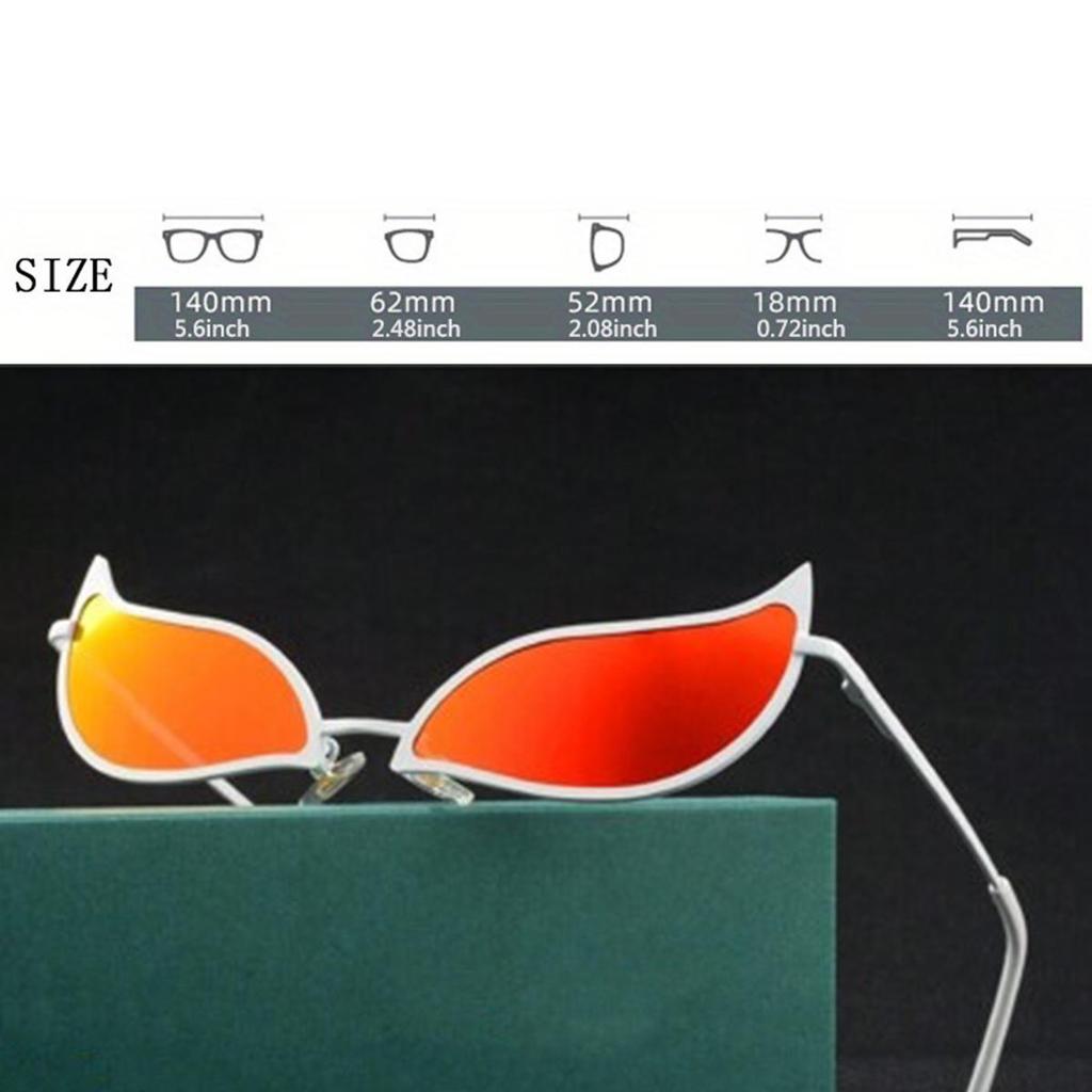 Doflamingo Glasses Donquixote Doflamingo Cat Eye Cosplay Sunglasses For Men Women Fashion Vintage Funny Sun Glasses Male Female Eyewear Party Shades