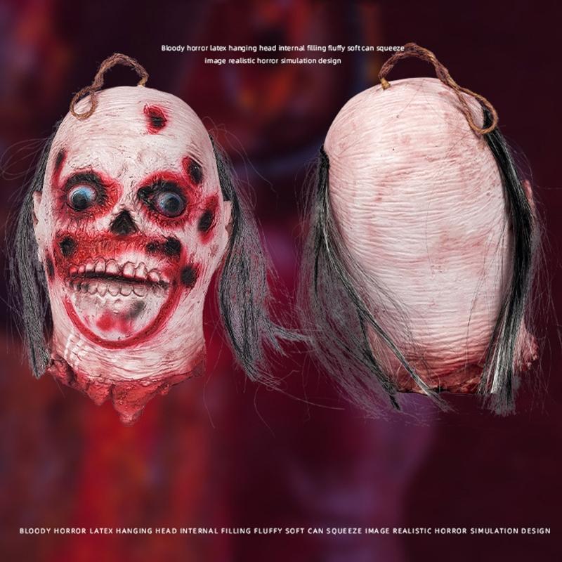 Scary Boady Part Decor Horroriable Decorations Bloody Face Ornament for Cosplay