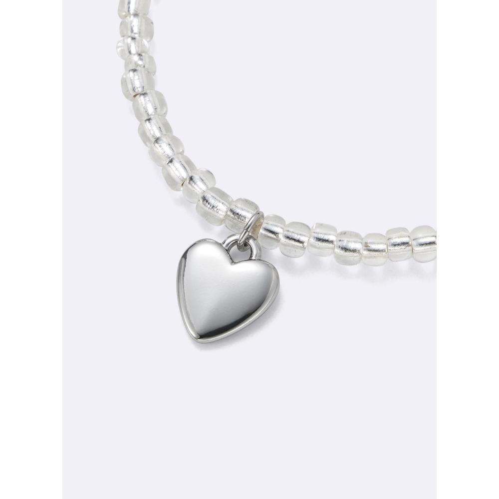 Gu By Uniqlo Heart Motif Bead Bracelet