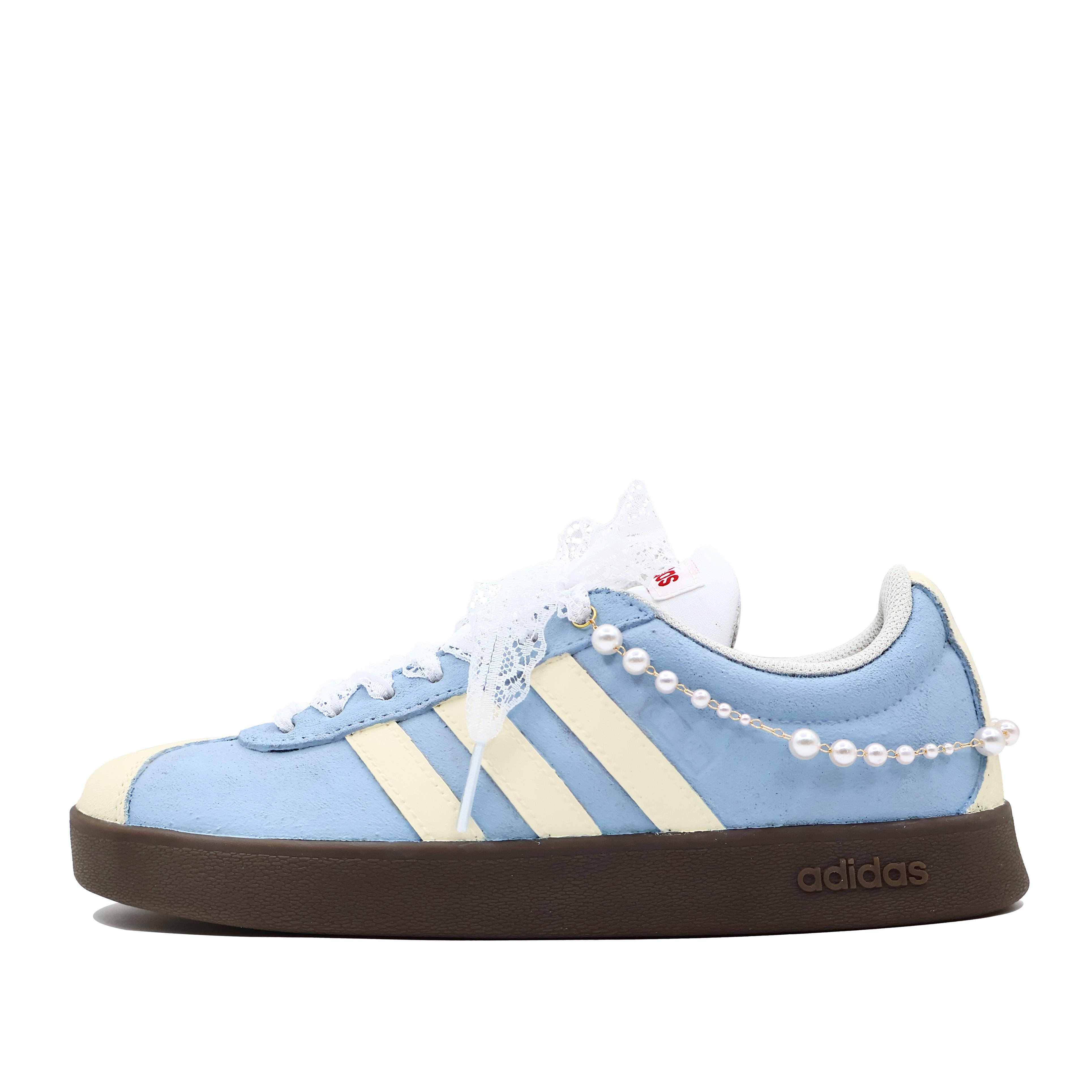 Adidas Neo Vl Court Classic German Army Trainers Unisex Low top Yellow HQ1802(Team271-) 35⅔