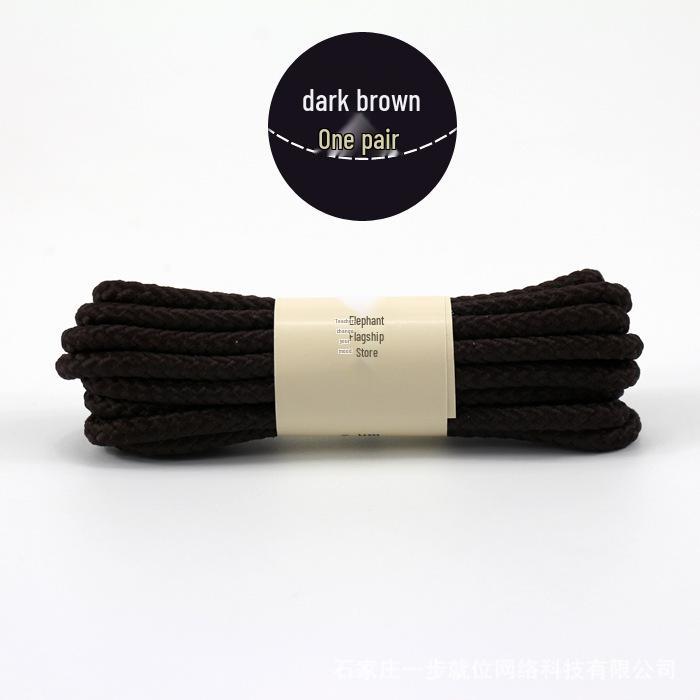 Martin Høy-Topp Militærstøvler i Skinn: Britisk hverdagsklær med runde svarte og hvite skolisser.