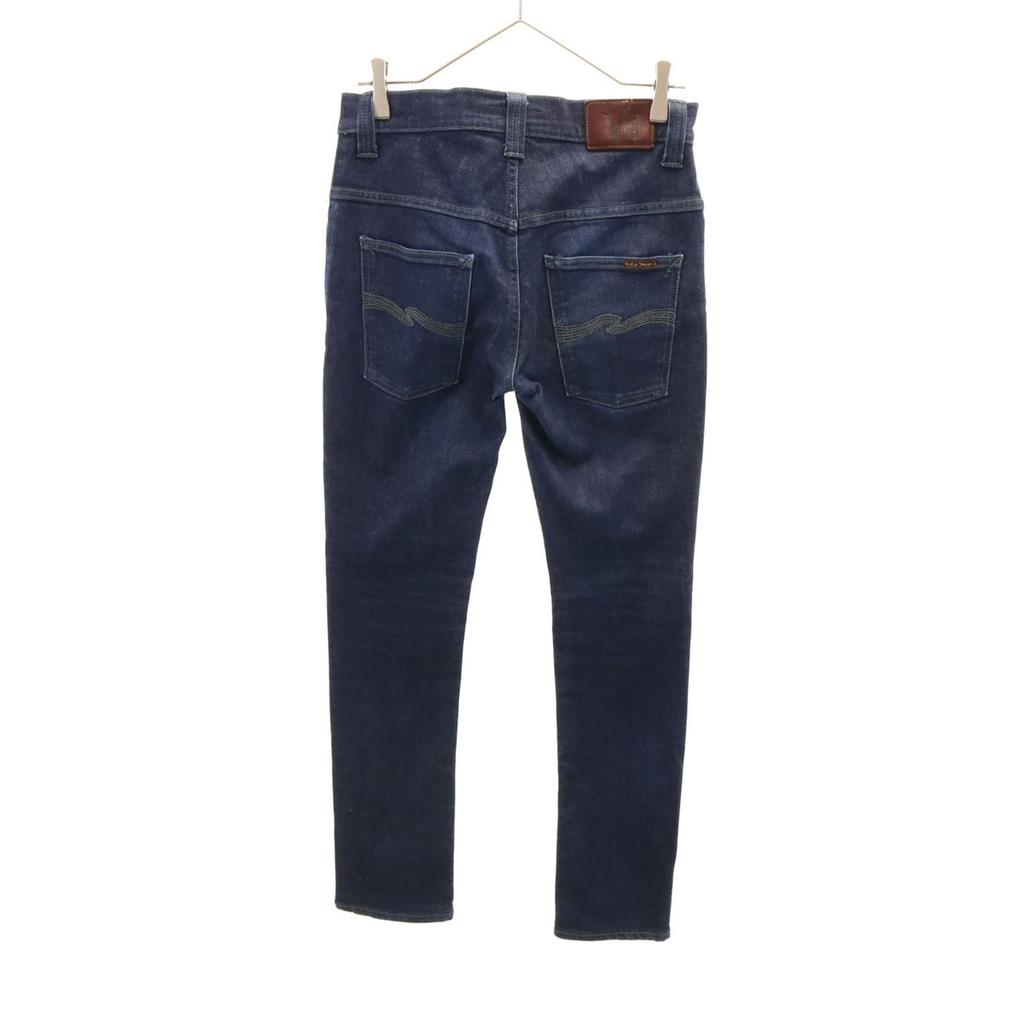 Nudie Jeans Made In Italy THIN FINN Slim Denim Pants W29 Indigo Jeans Men's Used