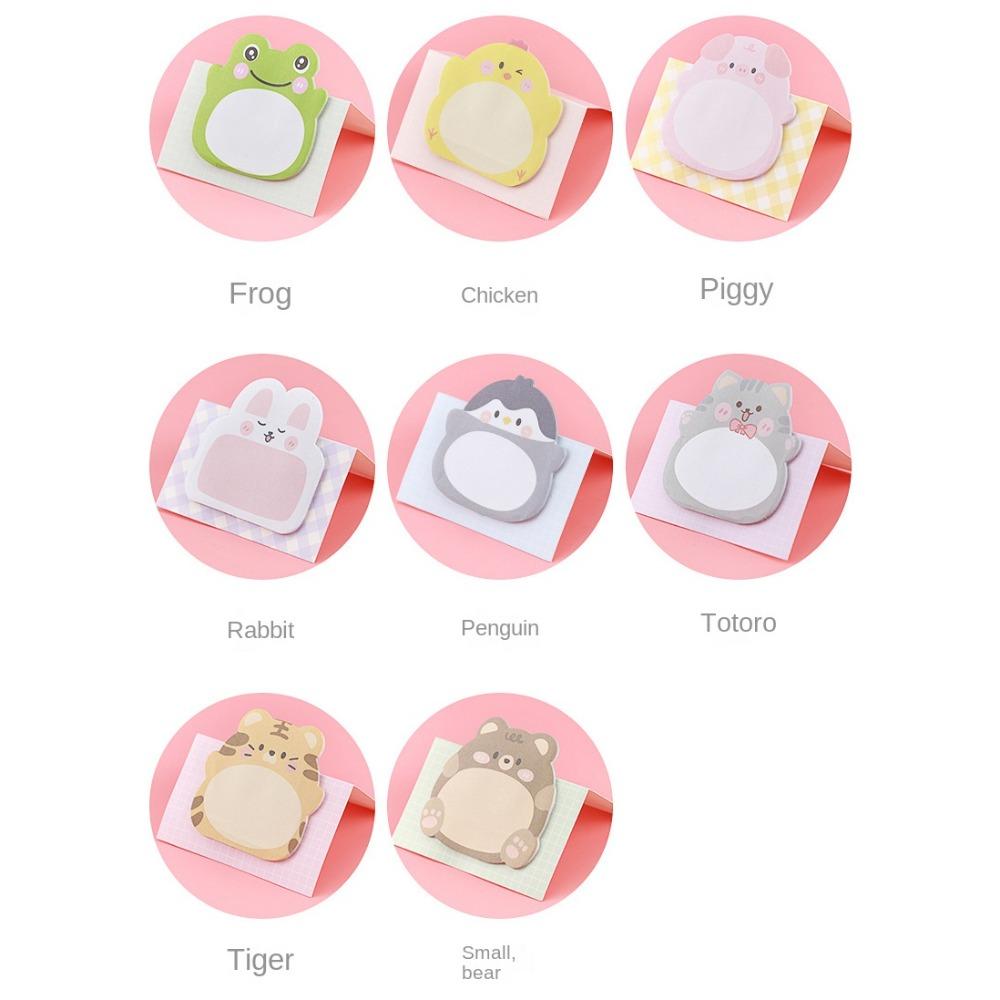 Thickened Stickers Animal Sticky Notes Notepad Creative Thickened Stickers  Stationery