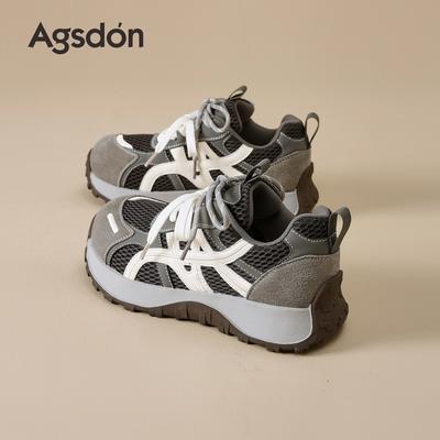 Chaussures d'entraînement allemandes gris Augustine nouvelle plateforme printemps rétro Forrest Gump sport et loisirs chaussures de papa