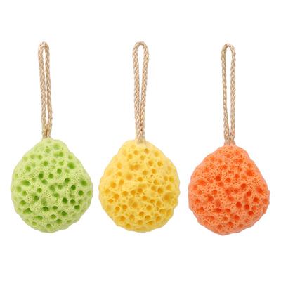Children's Baby Bath Cotton Soft Green Honeycomb Bath Sponge Bath Rub Bath Wash Flutter