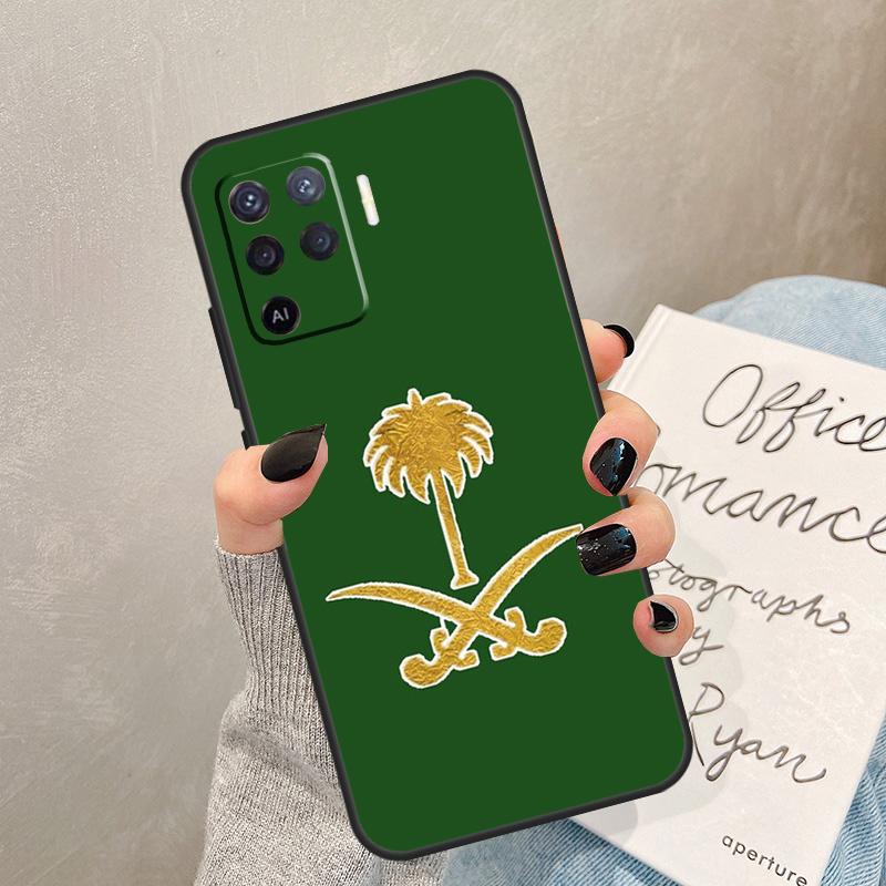 Saudi-Arabien Flagge Hülle Für Oppo A40 A60 A80 A78 A38 A18 A98 A58 A96 A76 A16 A94 A74 A54 A15 A17 A57 A77 A5 Pro
