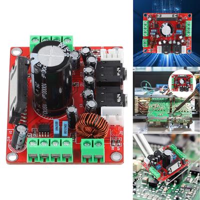 XH-M150 4 Channel Car Audio Power AMP Board DC 12V TDA7850 4 Channel Car Power Amplifier Module with BA3121 Noise Reduction