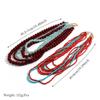 Handmade European Multi-Layer Rice Bead Necklace: Retro Exotic Beach Style In Contrasting Colors
