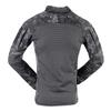 Maglia Tattica da Combattimento da Uomo Traspirante ad Asciugatura Rapida con Camouflage a Maniche Lunghe