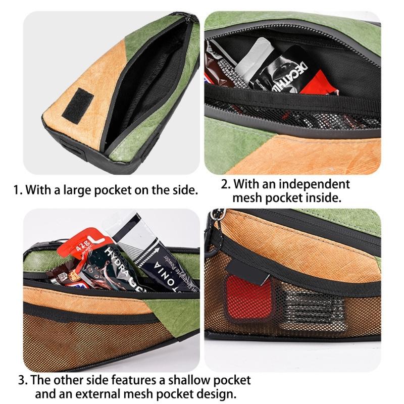 Waterproof Bike Top Tube Bag Cycling Accessory Waterproof Bar Bag Bicycles Frame Storage Pouches