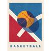 Palloni Sportivi Divertenti Giochi Estivi Poster Stampa Pallone da Rugby Pallacanestro Pittura su Tela per Cameretta Bambini Quadri da Parete Decorazione Camera da Letto Ragazzi