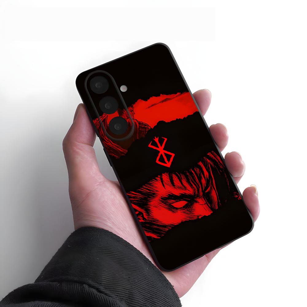 Berserk Anime Phone Case For Samsung S26 S25 Plus S20 S20 Plus S22 Ultra S23 FE S21 Plus S21 Ultra Soft Cover