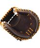 ZETT Pro Status Soft Baseball B Made in BRCB30960G Catcher's Mitt, Brown/Oak (3736), Japan,