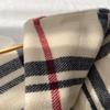 Women's Autumn/Winter Korean-Style Versatile Mid-Length Plaid Shawl & Scarf with Tassels – Imitation Cashmere Warm Neck Warmer