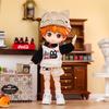 Ob11 Doll Clothing Cool Cat Rabbit Sweater Coat Doll Shorts Hat For Nendoroids, Molly, Ufdoll, Gsc Body, Ymy, 1/12bjd Doll