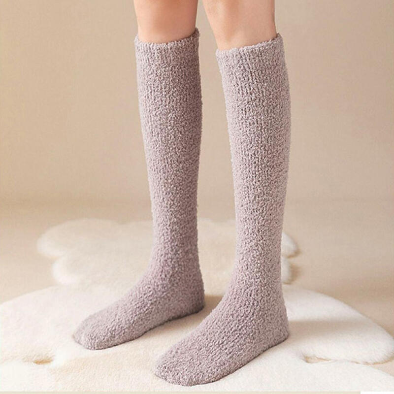 Long Sleep Socks for Women with Cold Hands and Feet, Keeping Your Feet Warm (Basic) white