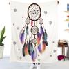 Blue Dream Catcher Blanket Flannel Throw Blanket for Kids Adults Lightweight Soft Warm Blankets for Bed Sofa Office 130x150cm