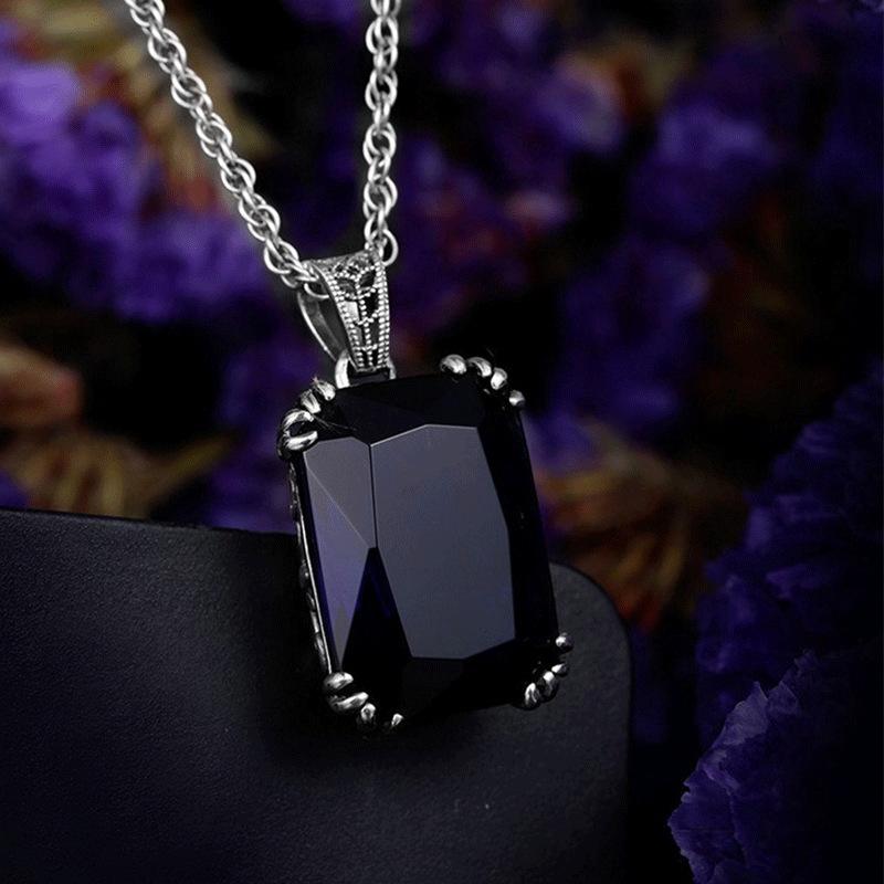 1pcs Necklace And Earrings Set, New Fashion Creative Personality Versatile Earrings Necklace Set, Women Clavicle Chain Crystal Pendant Jewelry Gift