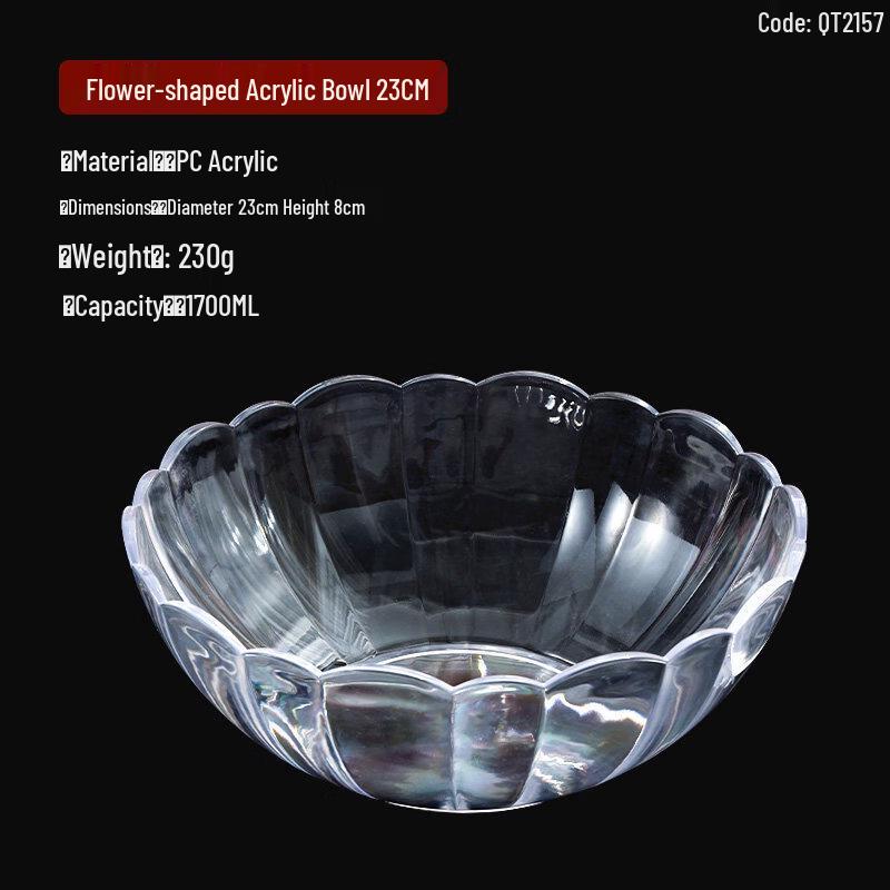 ZISIZ Round Transparent Acrylic Coaster