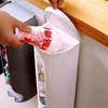 Dispenser Porta Sacchetti di Plastica da Parete Grande Capacità Estraibile Organizer per Sacchetti della Spesa per Armadietto della Cucina Stoccaggio Domestico