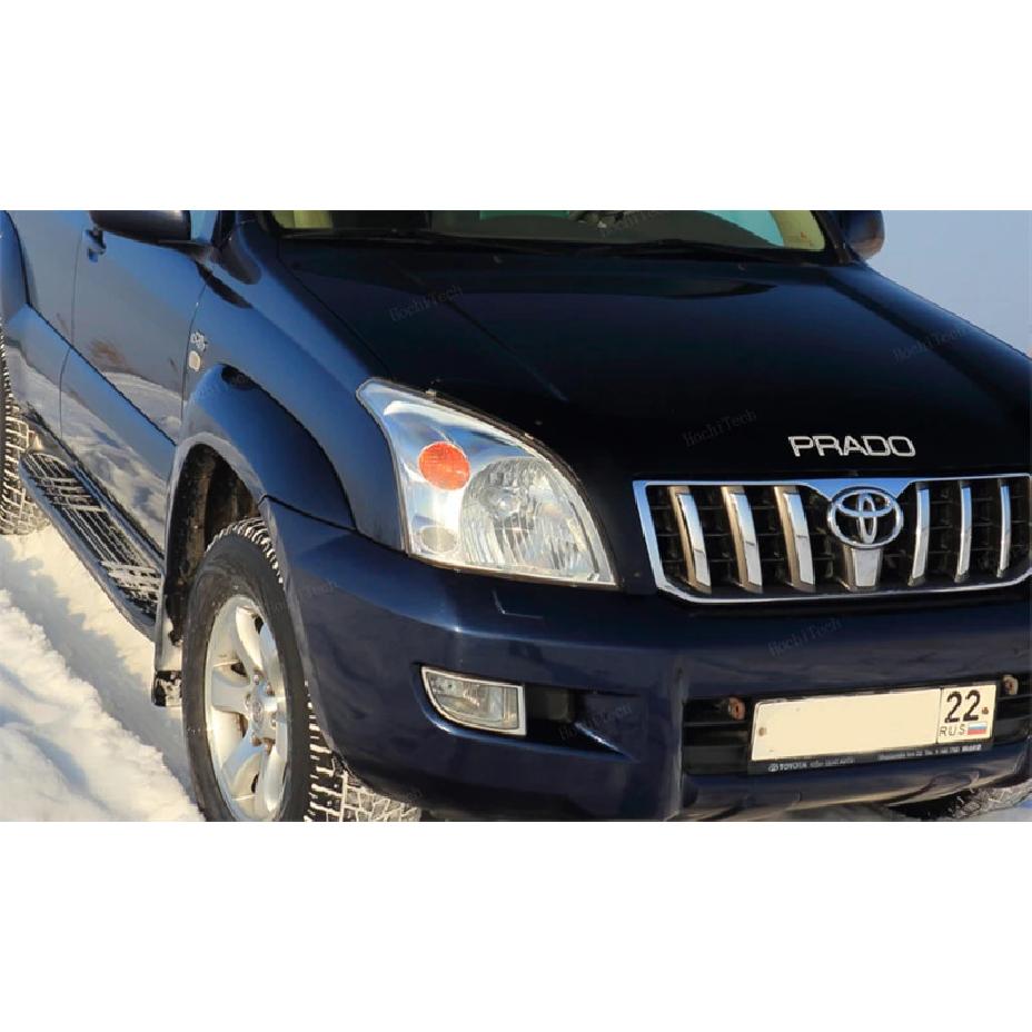 Head Lights Cover For Toyota Land Cruiser Prado J120 2003~2009 Transparent Housing Front Headlights Lens Shell Glass Lampcover