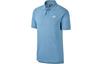 Polo Shirts Men's Cerulean/White Polo Collar Moderate Straight Fit CJ4457-424