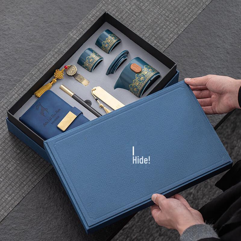 Chinese Chic Tea & Office Stationery Gift Set