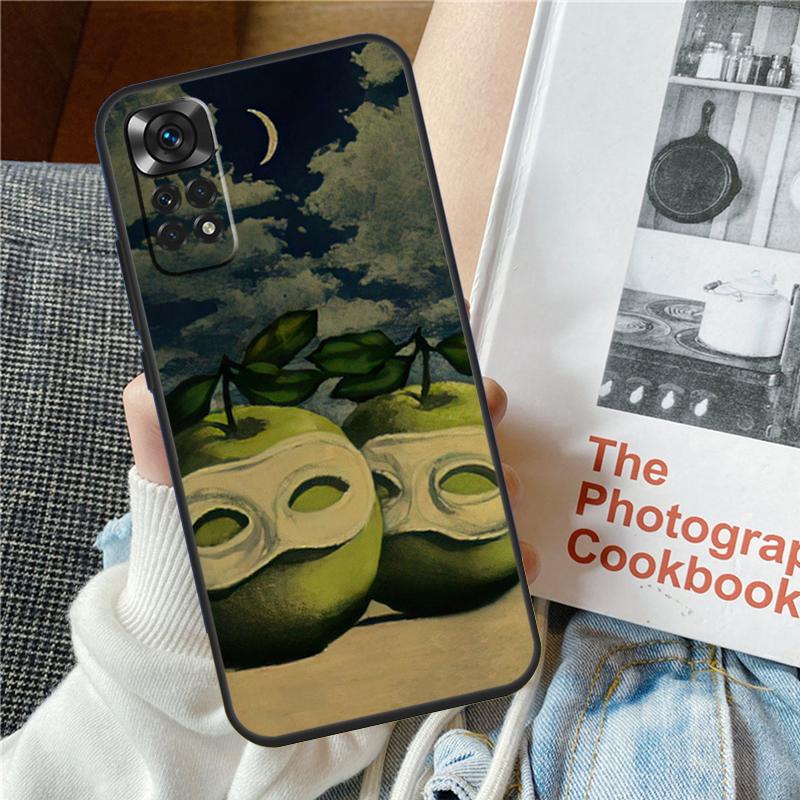 Rene Magritte Art Phone Case For Redmi Note 12 11 10 9 8 Pro 8T 9S 10S 11S 12S 9A 10A 9C 10C 12C 13C Cover