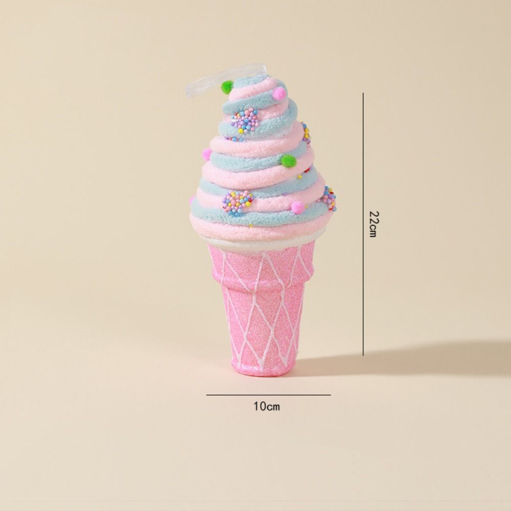 Multicolor Christmas Decorations Foam Ice Cream Christmas Tree Embellishment Festival Cartoon Candy House Hanging Pendants