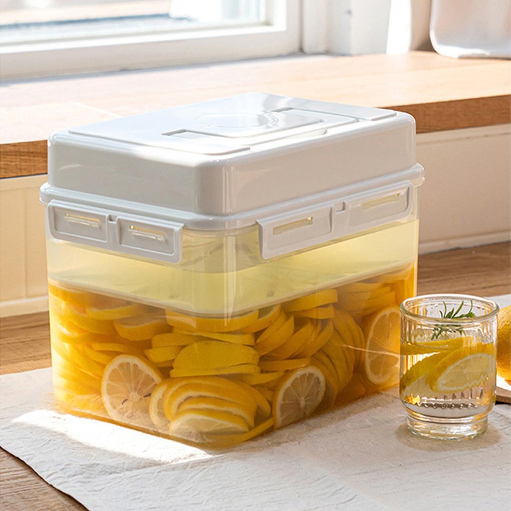 ABS Kimchi Press Container Sealed And Fresh-keeping Storage Box With Silicone Leakproof Press Plate
